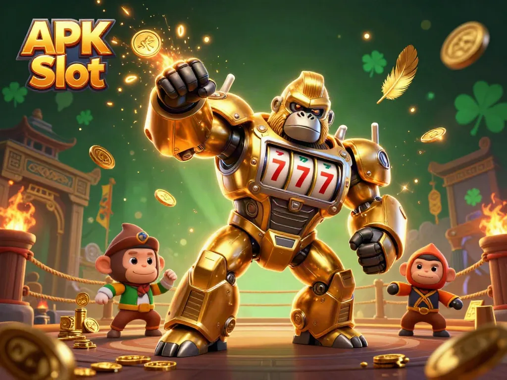 Experience the thrill of APK Slot with dynamic 3D characters and explosive visuals.