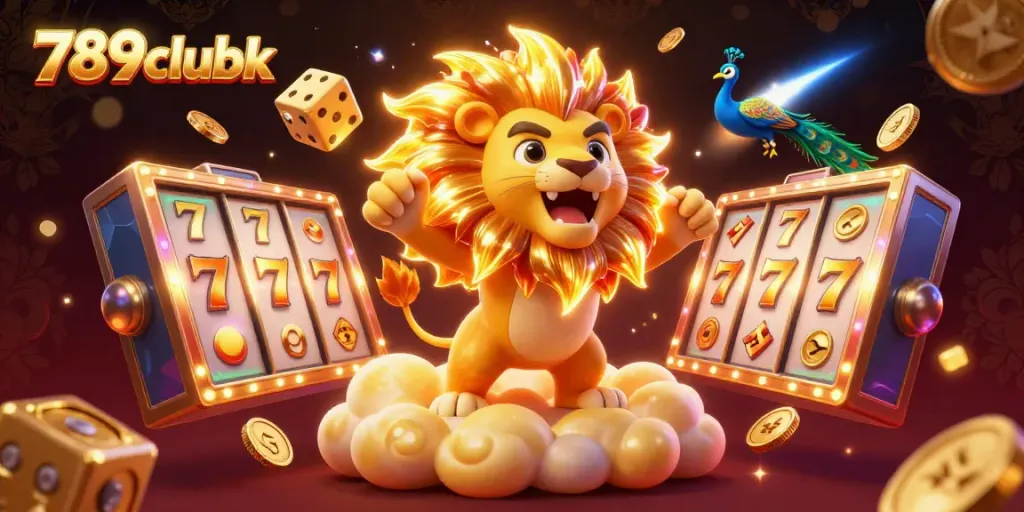 Experience thrilling excitement at 789clubk with golden slot reels and vibrant slot elements.
