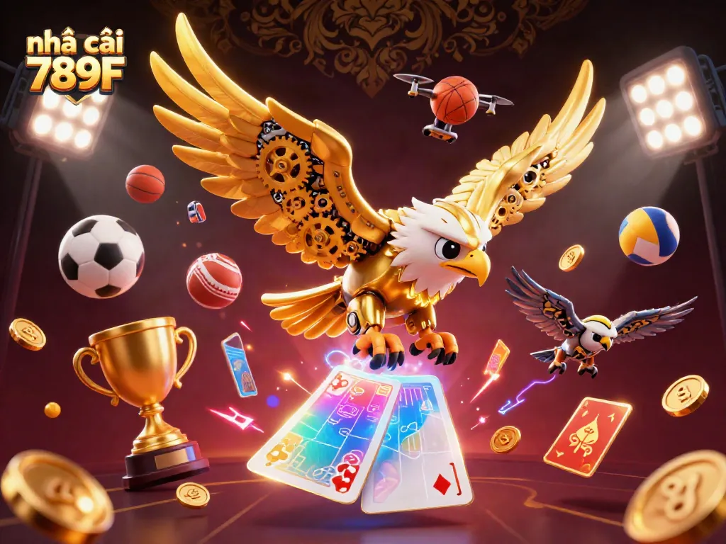 Experience thrilling sports betting at nhà cái 789F with dynamic characters and vibrant game elements.