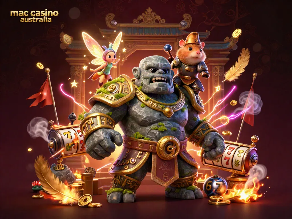 Experience thrilling gameplay at a mac casino Australia with enchanted characters and magical elements.