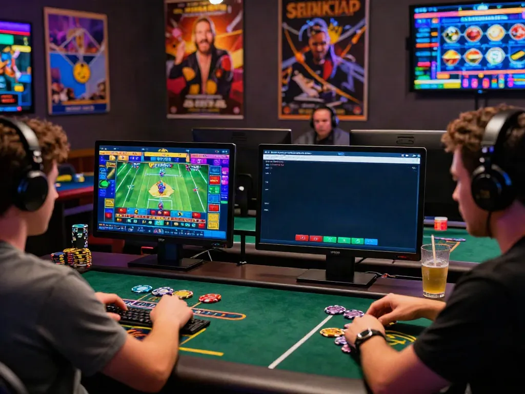 Engaged player at TX88 online platform, showcasing vibrant gaming interface and immersive atmosphere.