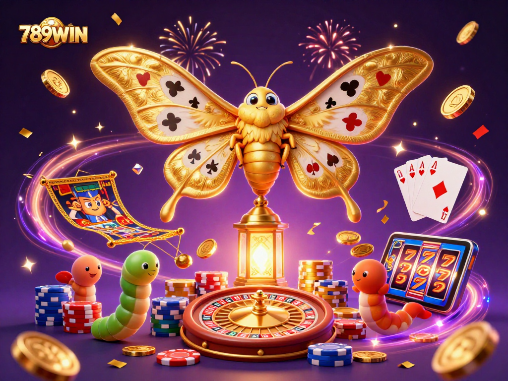 Win big at 789WIN with an exciting illustrated casino theme showcasing unique games and bonuses.
